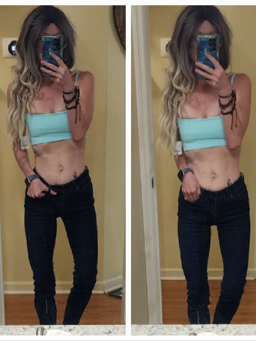 QOR High Rise Slim Skinny Jeans